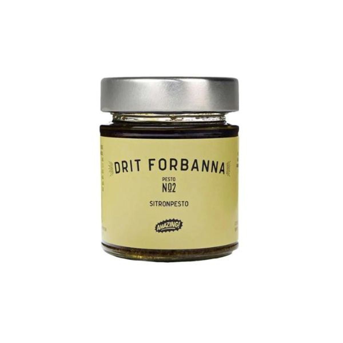 Drit Forbanna Grøn Pesto Citron 135g