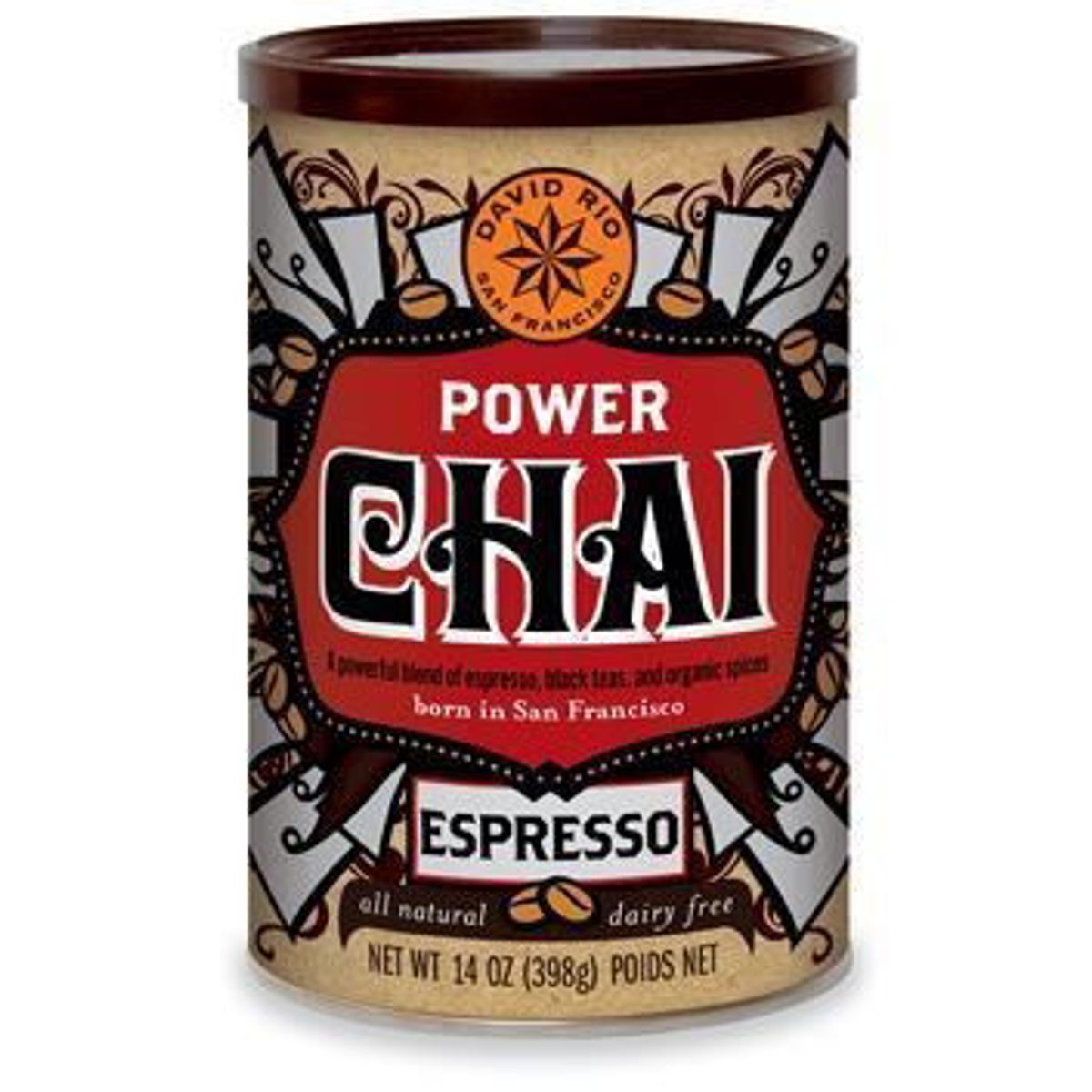 David Rio Power Espresso Chai 398g