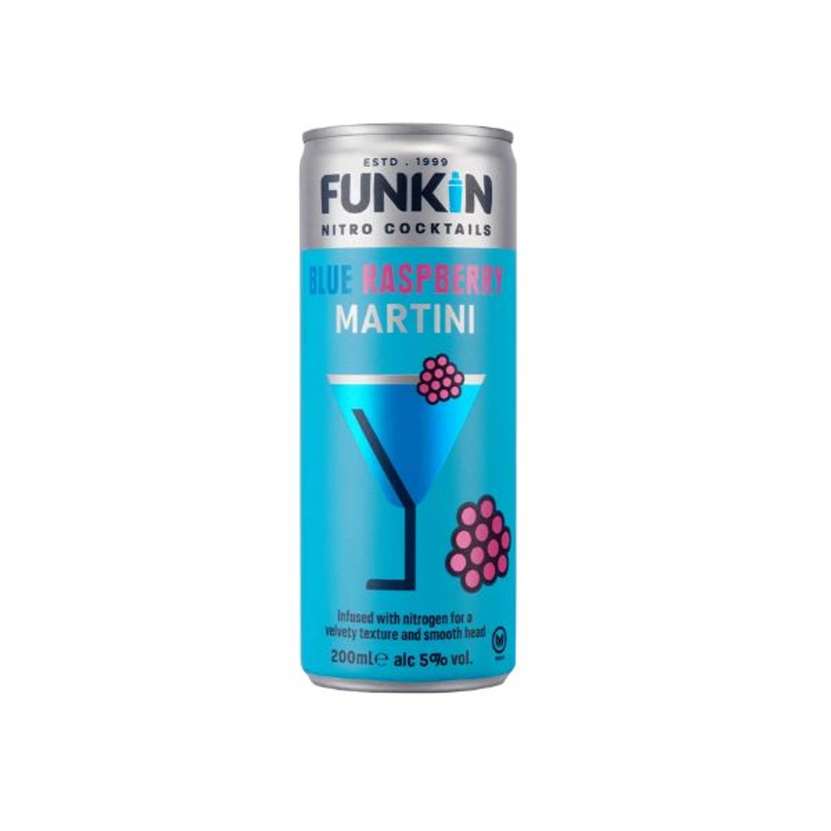 Funkin Blue Raspberry Martini Cocktail Rtd