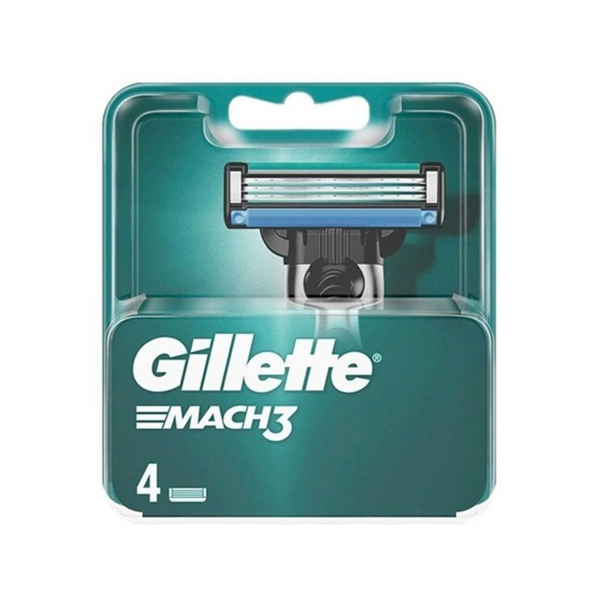 Gillette - Mach3 Barberblade 4 Pak