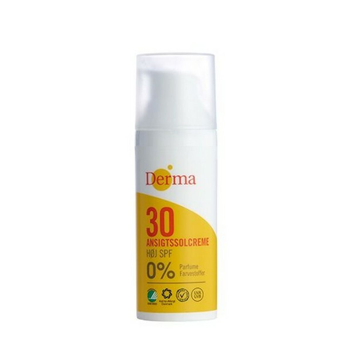 Derma - Ansigtssolcreme SPF 30 - 50 ml