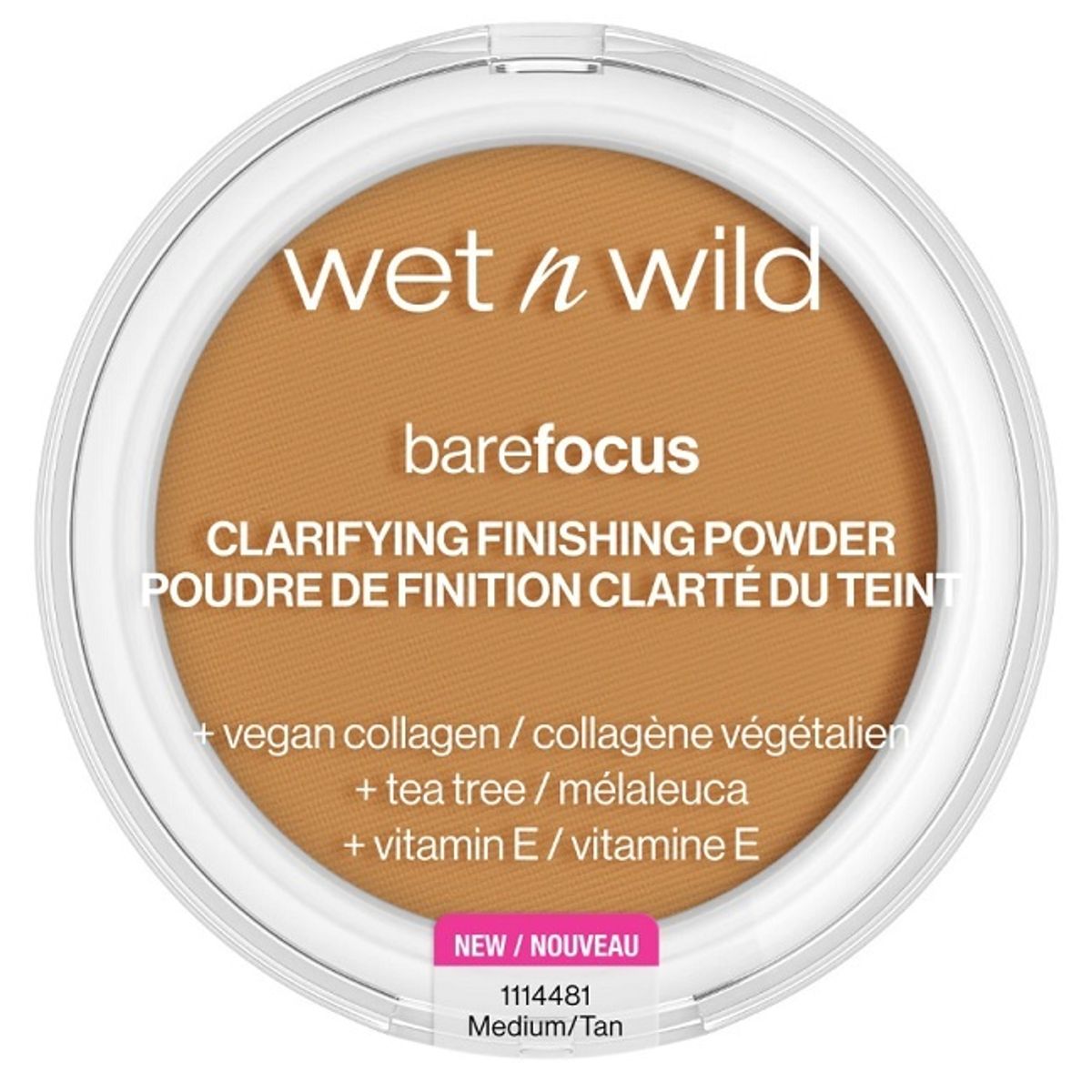 Wet n Wild - Bare Focus Clarifying Finishing Powder Medium Tan - 7,8 g