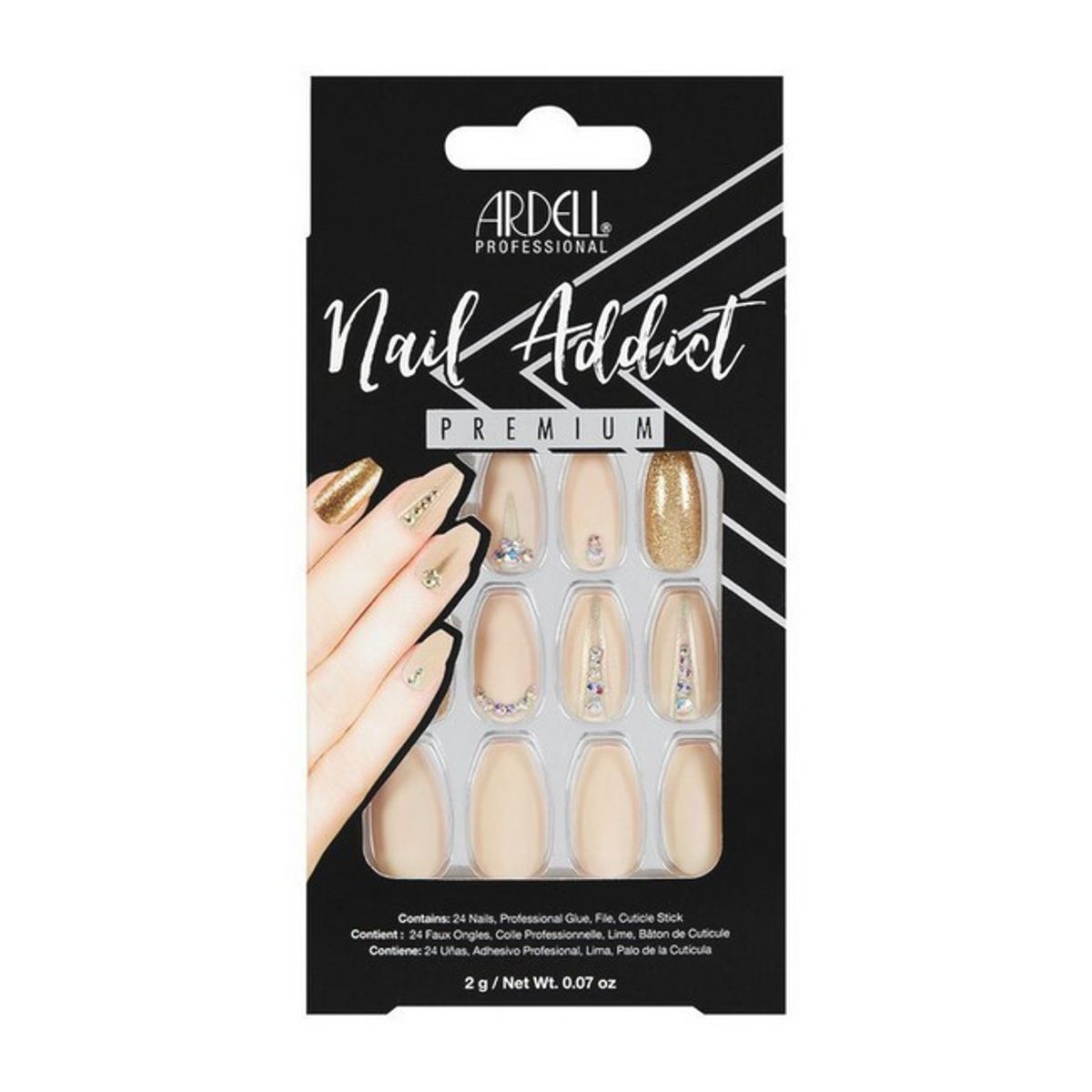 Ardell - Nail Addict Nude Jeweled