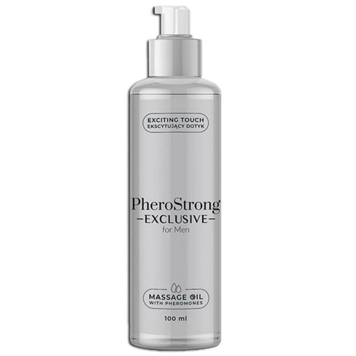 Pherostrong - Exclusive For Men Massage Olie med Feromoner - 100 ml