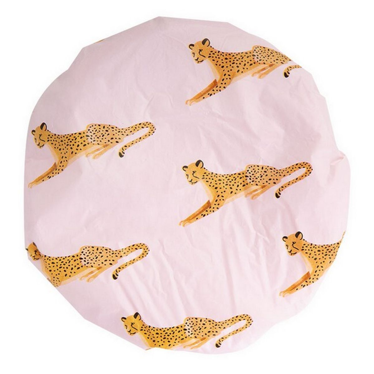 BrushWorks - Reversible Shower Cap - Leopard Pattern