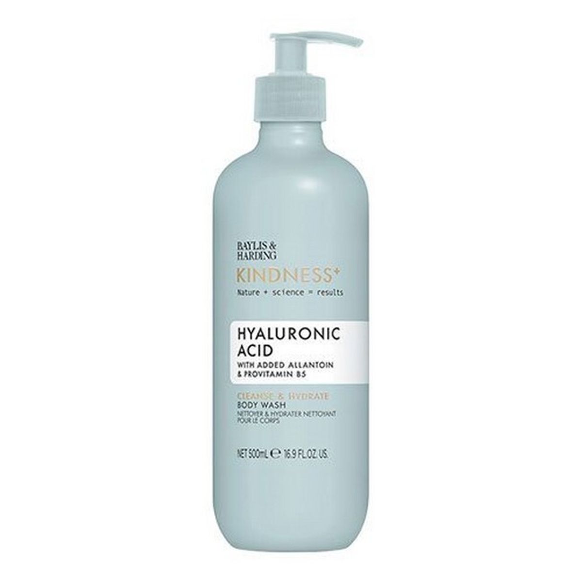 Baylis & Harding - Kindness+ Hyaluronic Acid Body Wash - 500 ml