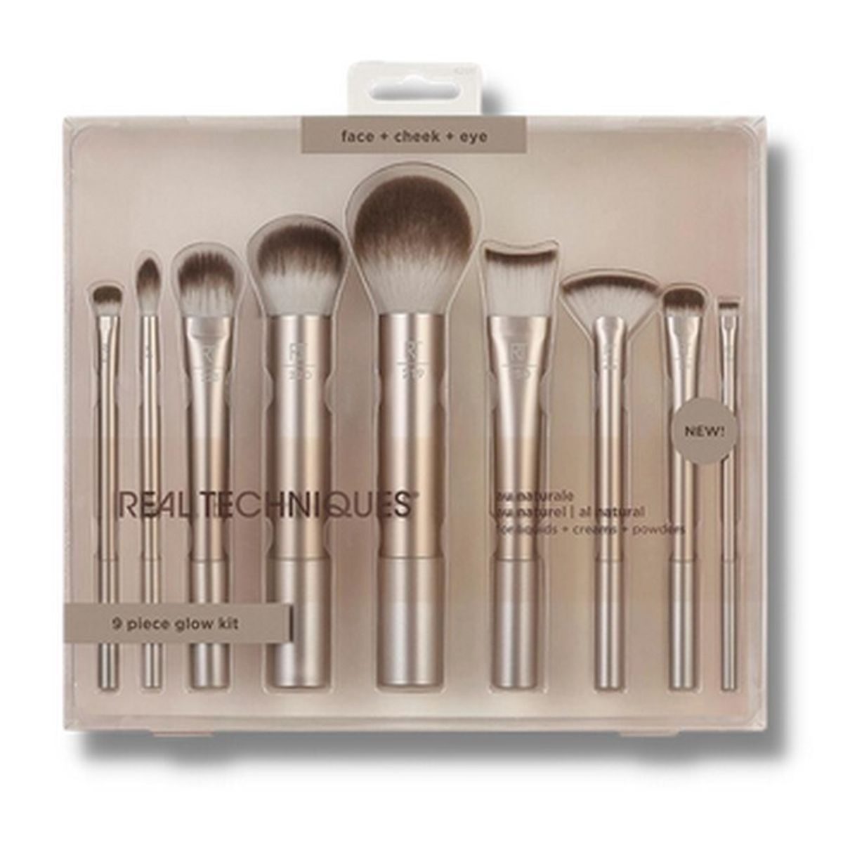 Real Techniques - Au Naturel Complete Brush Kit Makeupbørstesæt