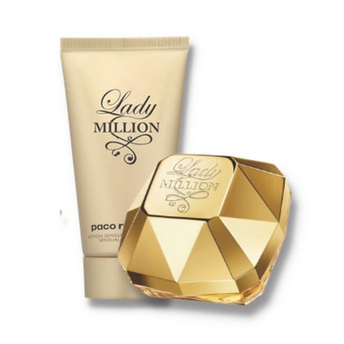 Paco Rabanne - Lady Million Eau de Parfum Sæt - 50 ml Edp & Body Lotion