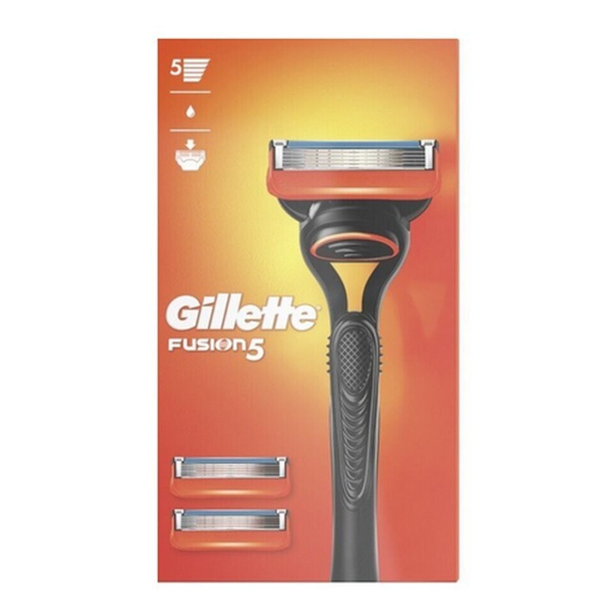 Gillette - Fusion5 barberskraber + 3 barberblade