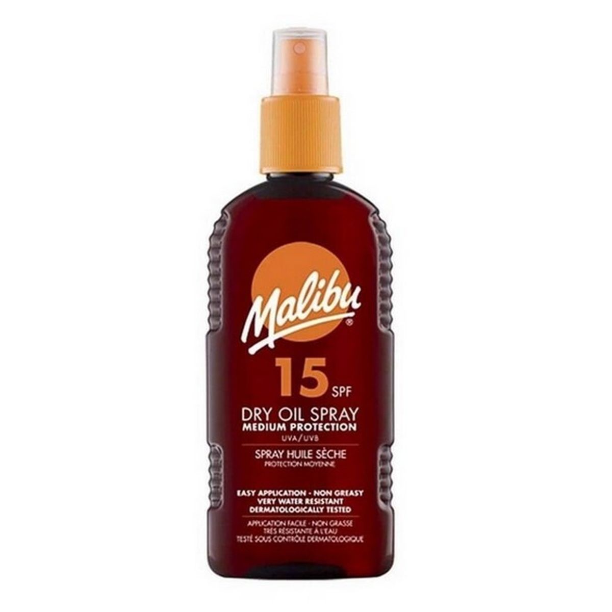 Malibu Sun - Dry Oil Sun Spray SPF 15 - 200 ml