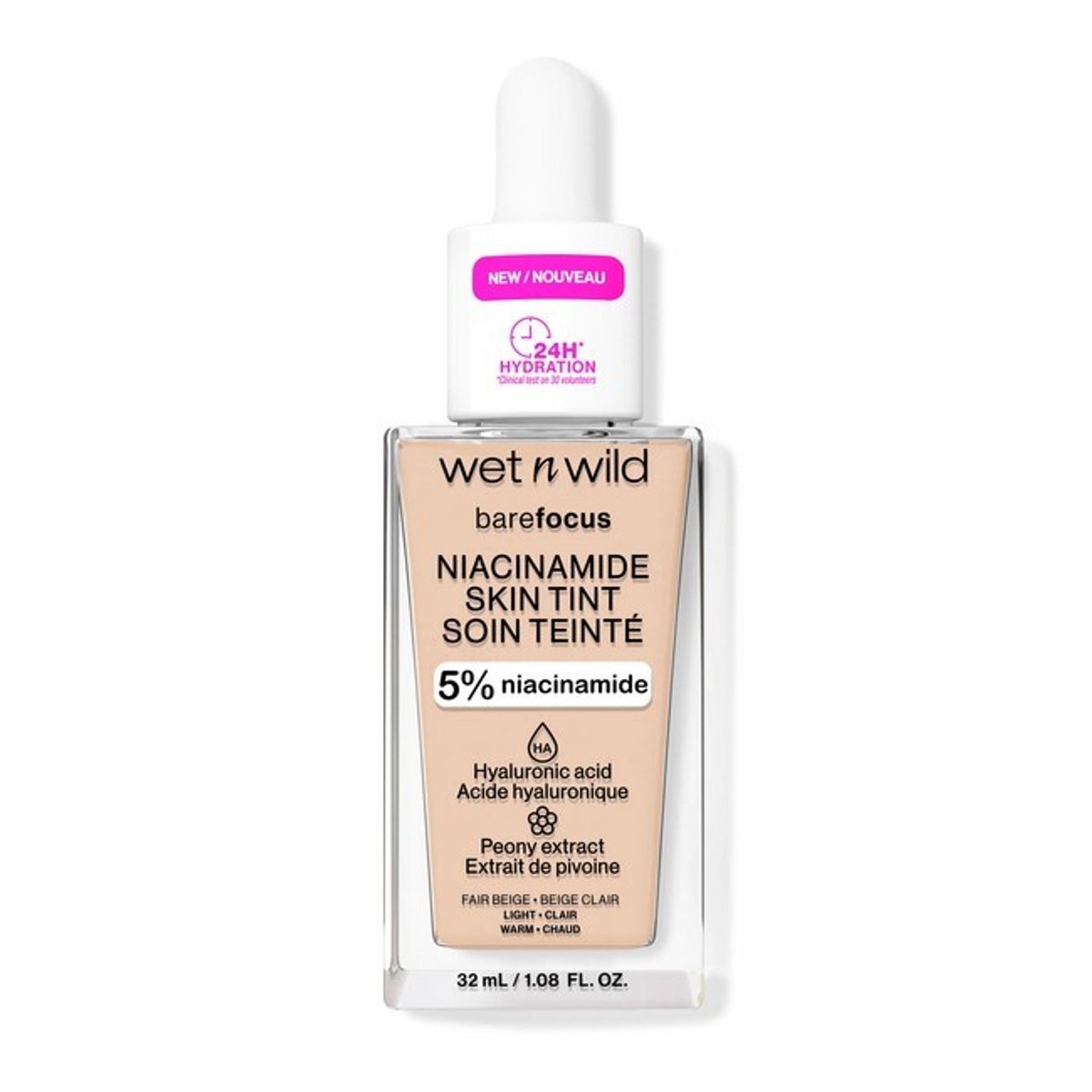 Wet n Wild - Bare Focus Niacinamide Skin Tint - Fair Beige - 32 ml