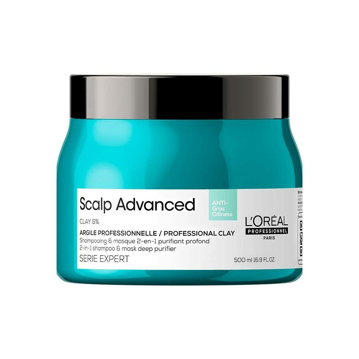 Rensende maske L'Oreal Professionnel Paris Scalp Advanced 500 ml