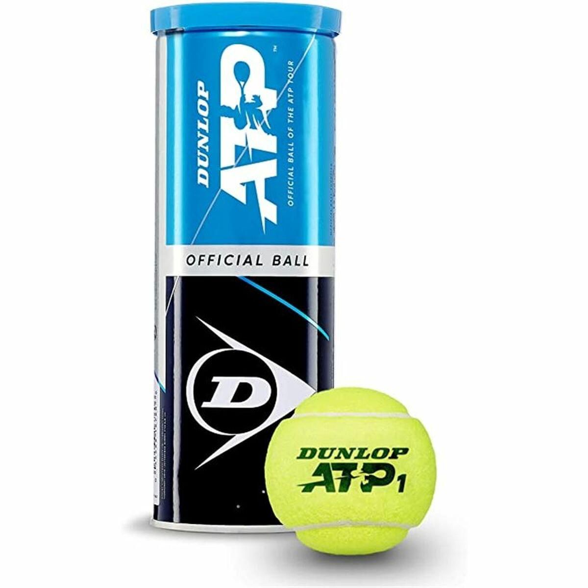 Tennisbolde Dunlop Dunlop ATP Gul Multifarvet Vand