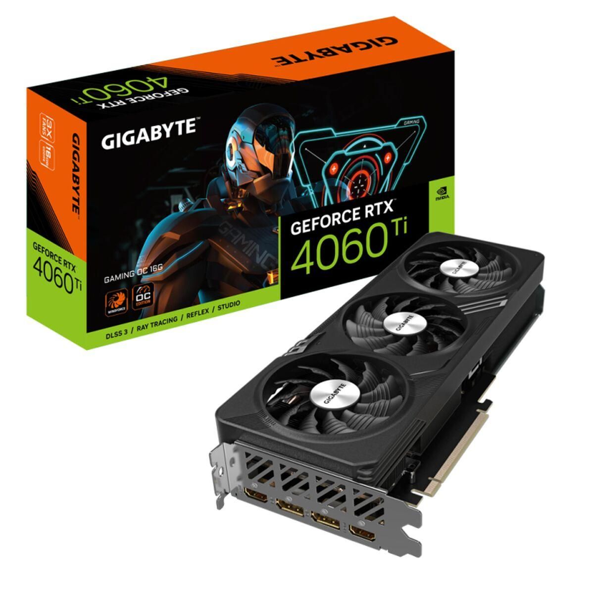 Grafikkort Gigabyte GeForce RTX 4060 Ti Gaming OC 16 GB GDDR6 Geforce RTX 4060 Ti