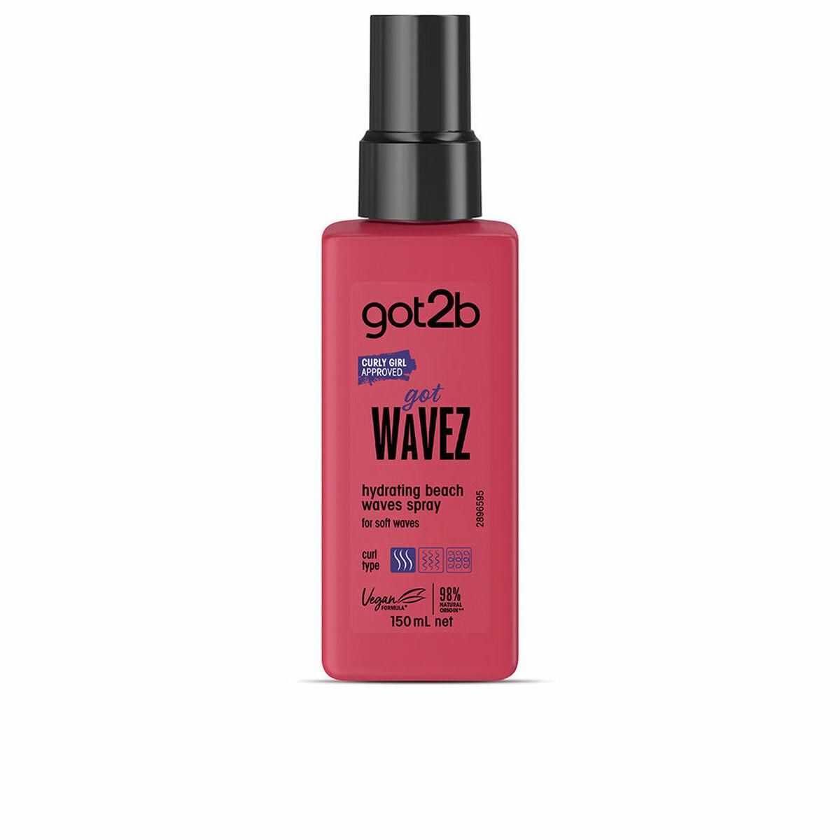 Spray til kæmning Schwarzkopf B Got Wavez 150 ml