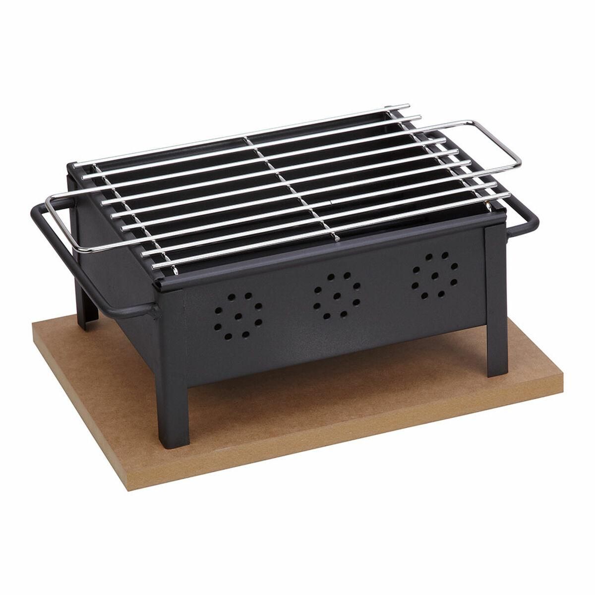 Havegrill Transportabel Sauvic 2905 Borddug 25 x 20 cm Jern