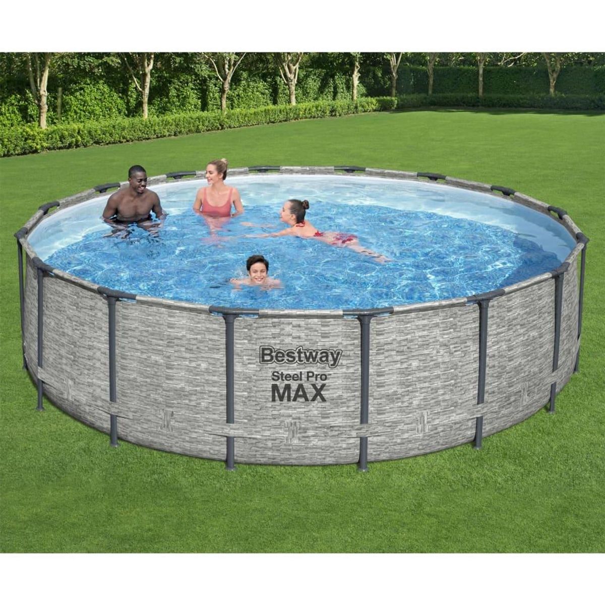 Power Steel swimmingpool 488x122 cm rund