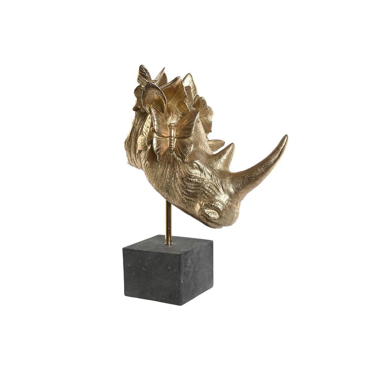 Dekorativ figur Home ESPRIT Sort Gylden 33 x 24 x 43,5 cm