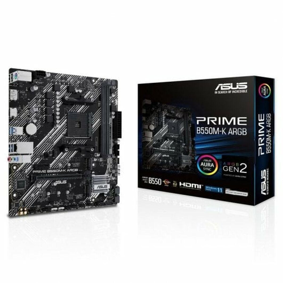 Motherboard Asus B550M-K ARGB AMD B550