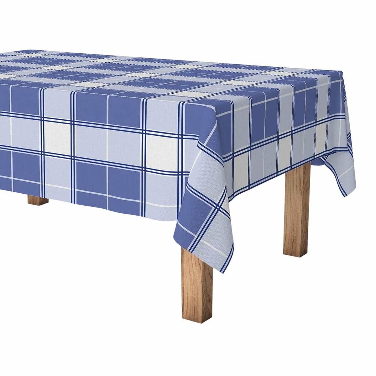 Tablecloth roll Exma Anti-plet Blå I tern Klassisk 140 cm x 25 m