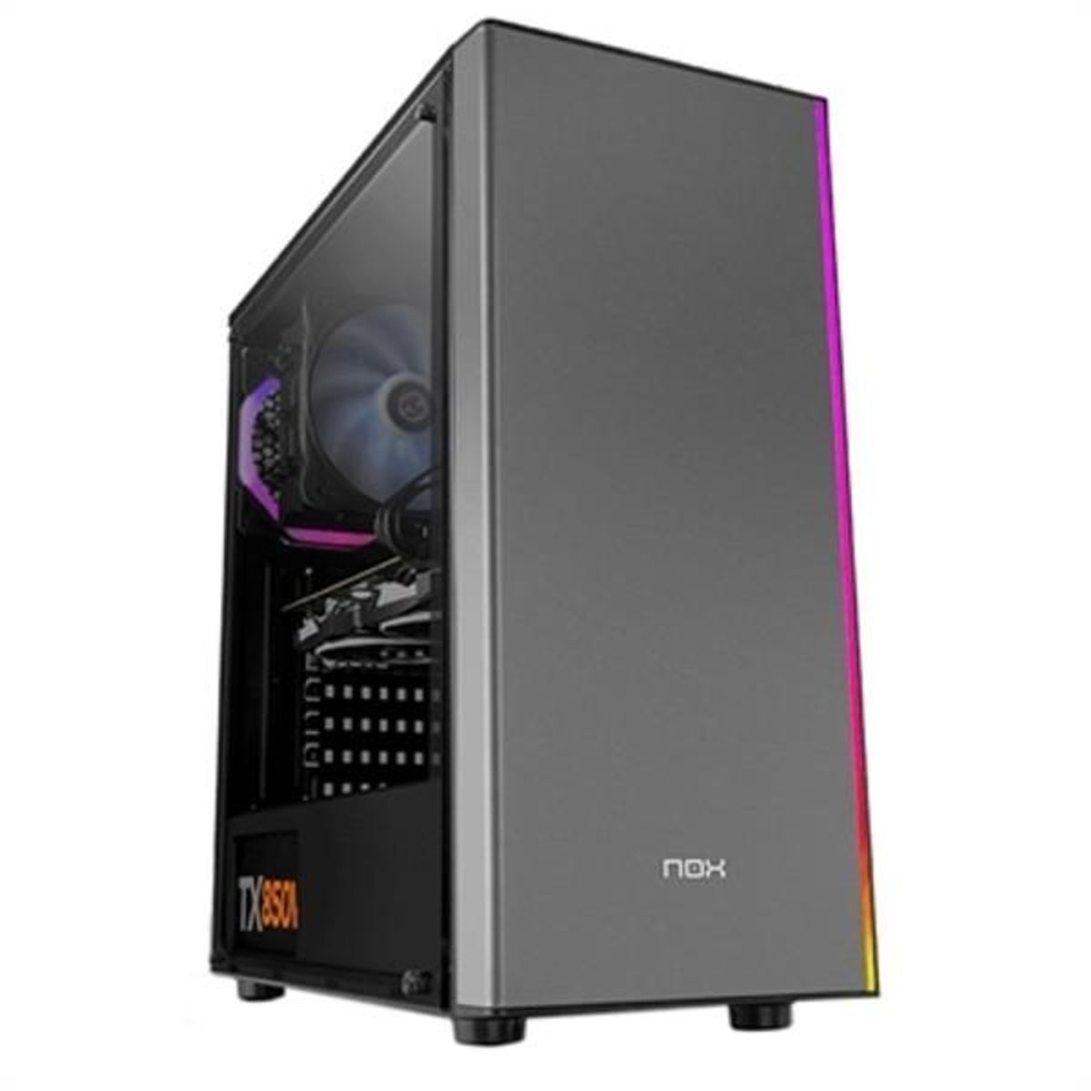 ATX / Mikro ATX/ Mini ITX-mid-tower case NOX Infinity Omega LED RGB Sort