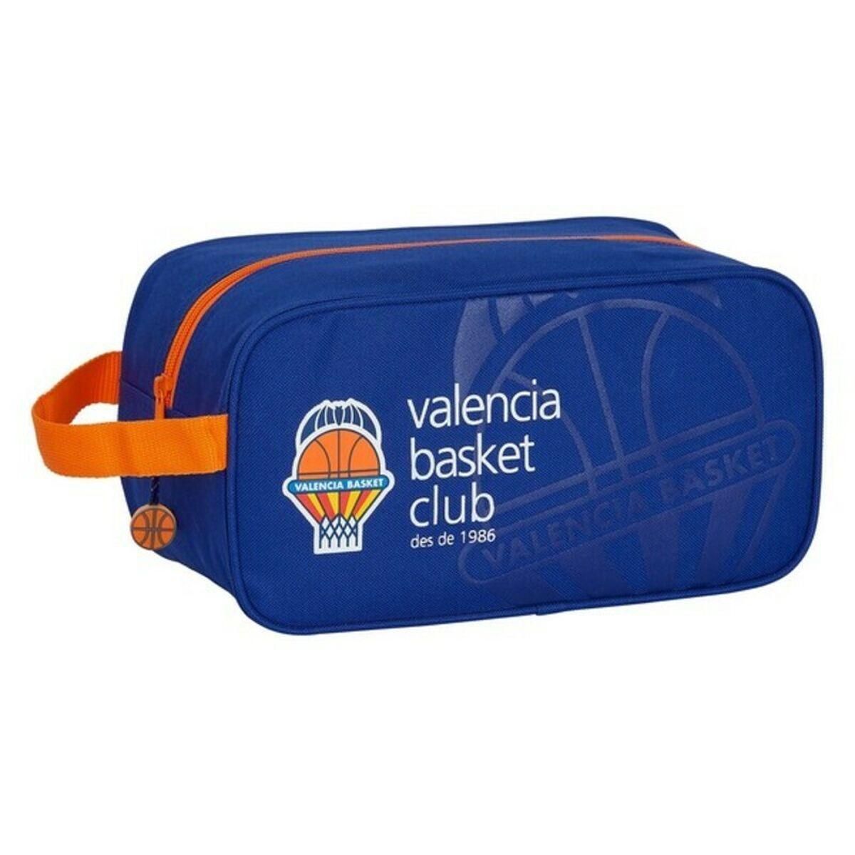 Rejseskotaske Valencia Basket Blå Orange (29 x 15 x 14 cm)