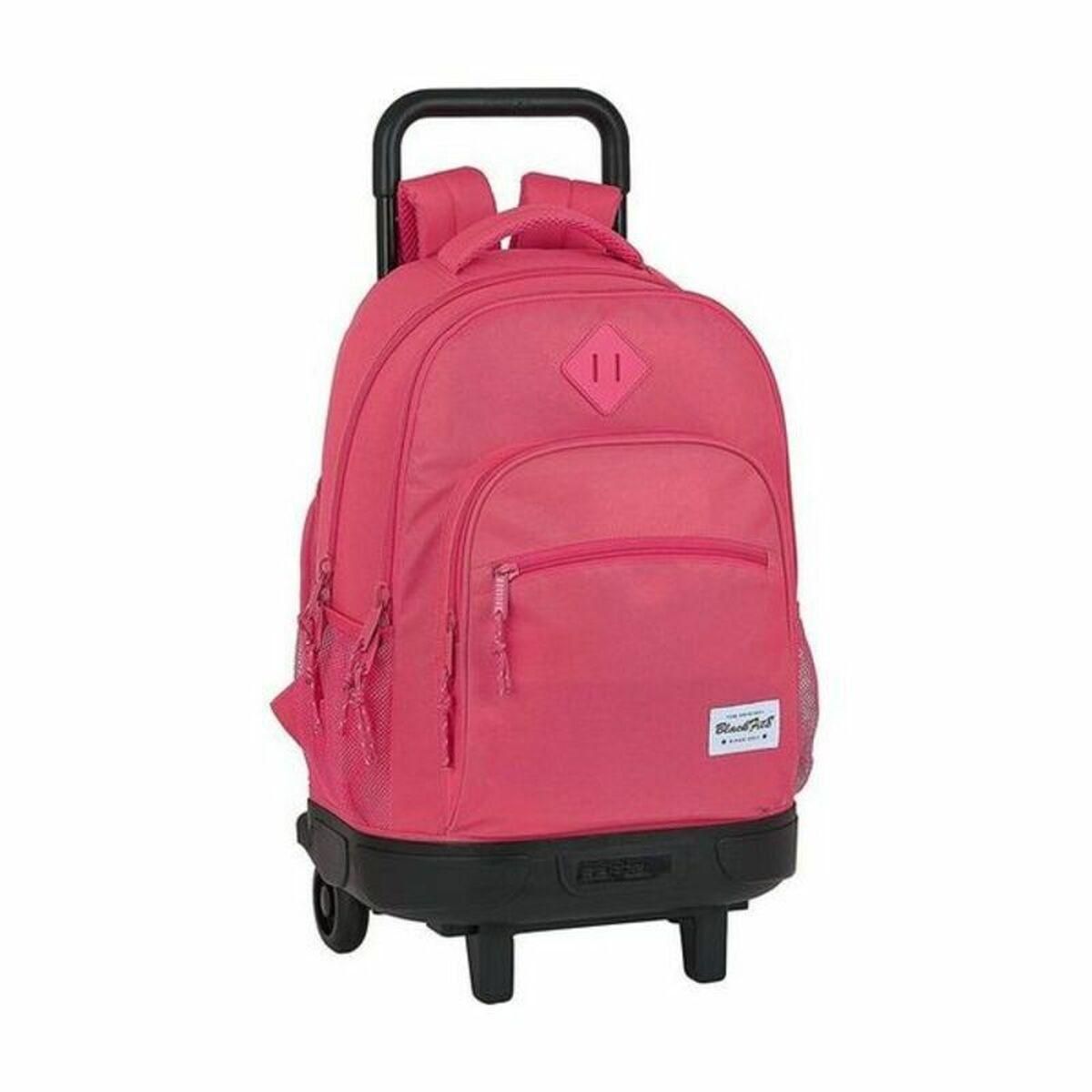 Skolerygsæk med Hjul Compact BlackFit8 M918 Pink (33 x 45 x 22 cm)