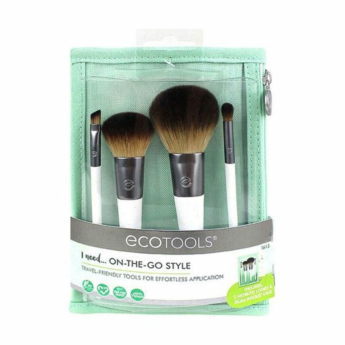 Makeup børste On the Go Style Ecotools 1613M (5 stk) 5 Dele