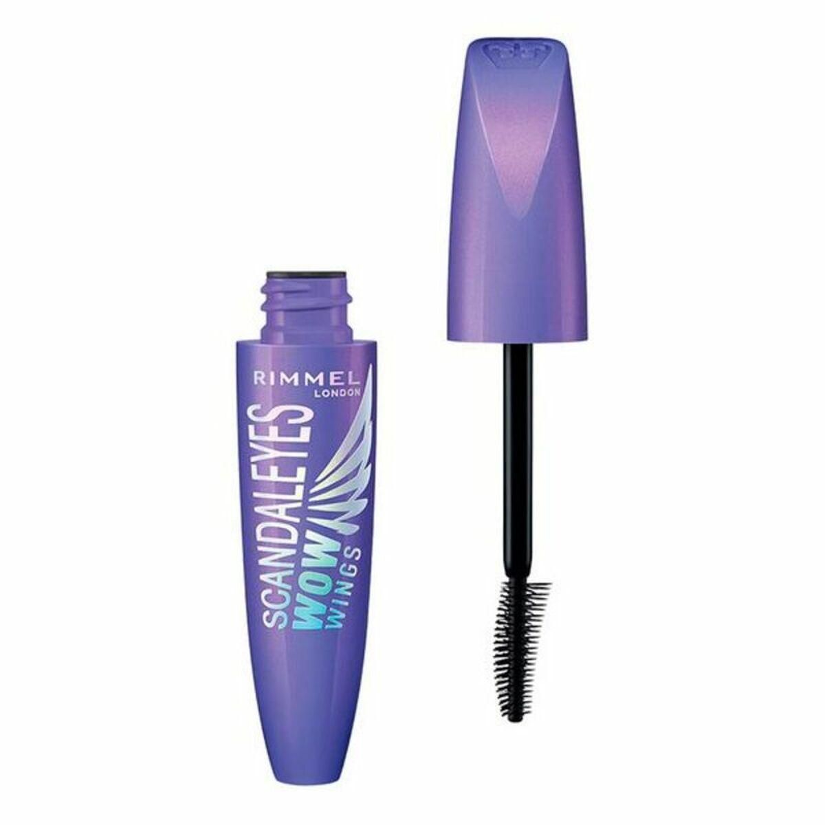 Mascara med Ekstra Volumen Effekt til Øjenvipper Scandaleyes Wow Rimmel London 003 - extreme black