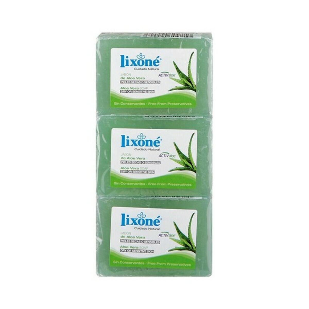 Naturlig Glycerin Håndsæbe Aloe Vera Lixoné 53/3 (3 uds) (125 g)