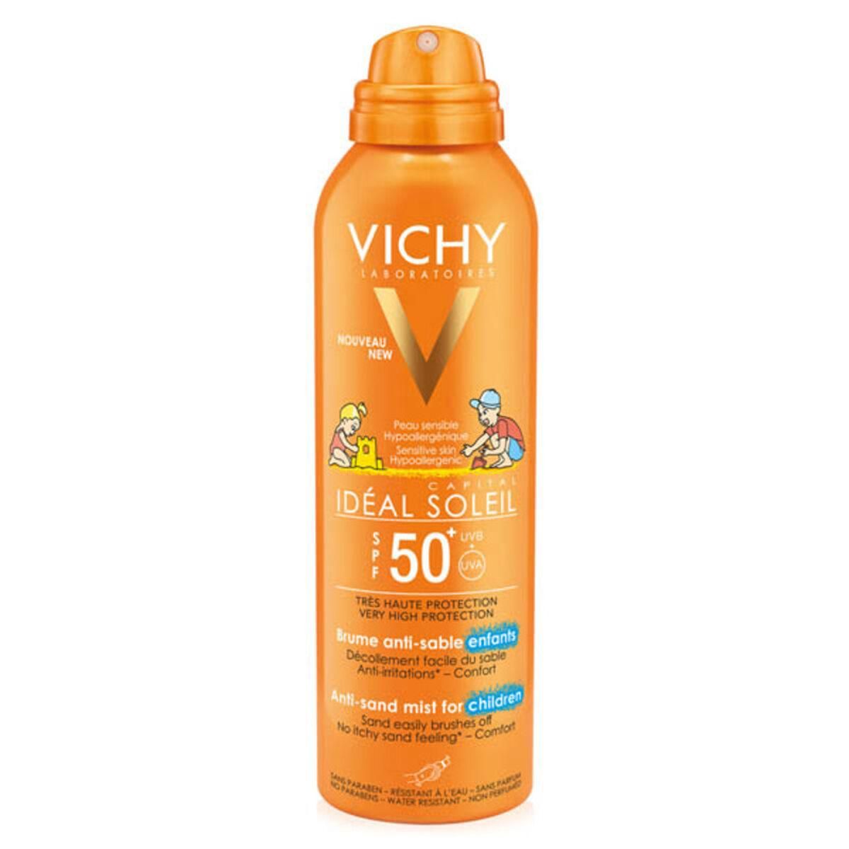 Solcreme spray Ideal Soleil Vichy MB001900 (200 ml) Spf 50 SPF 50+ 200 ml