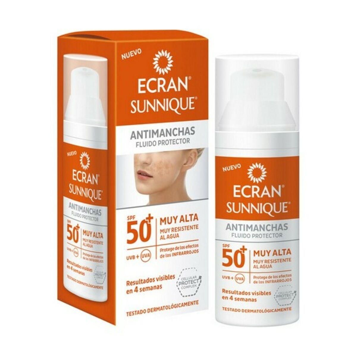 Sol lotion som forebygger brune pletter Sunnique Ecran Spf 50+