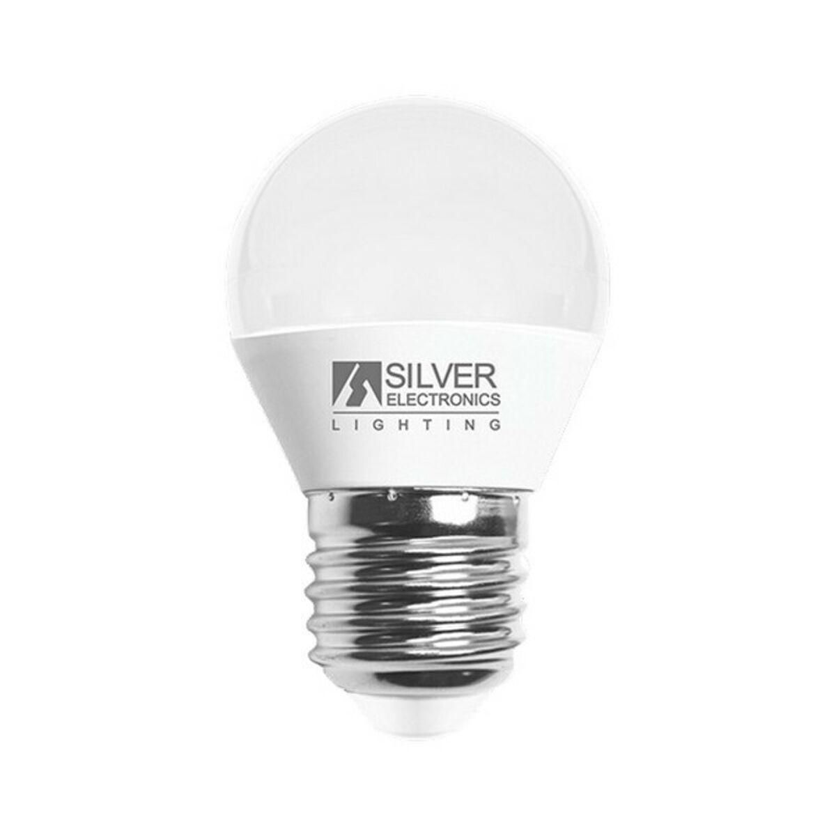 Sfærisk LED pære Silver Electronics 960727 E27 7W 3000K