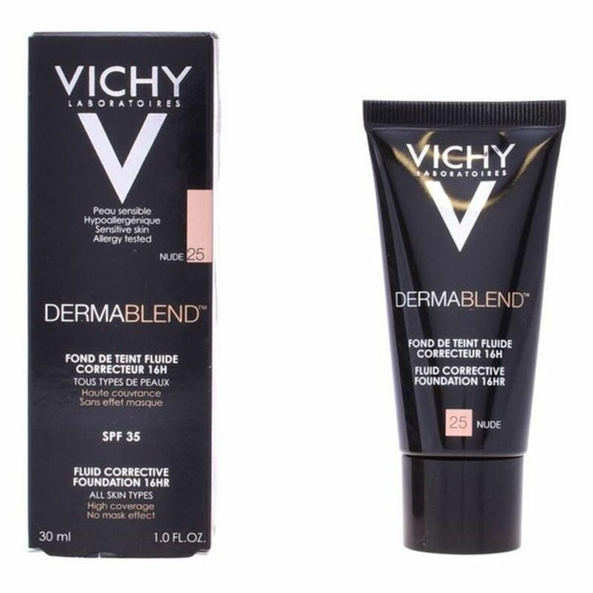 Flydende Makeup Foundation Dermablend Vichy Spf 35 30 ml 55 - bronze 30 ml