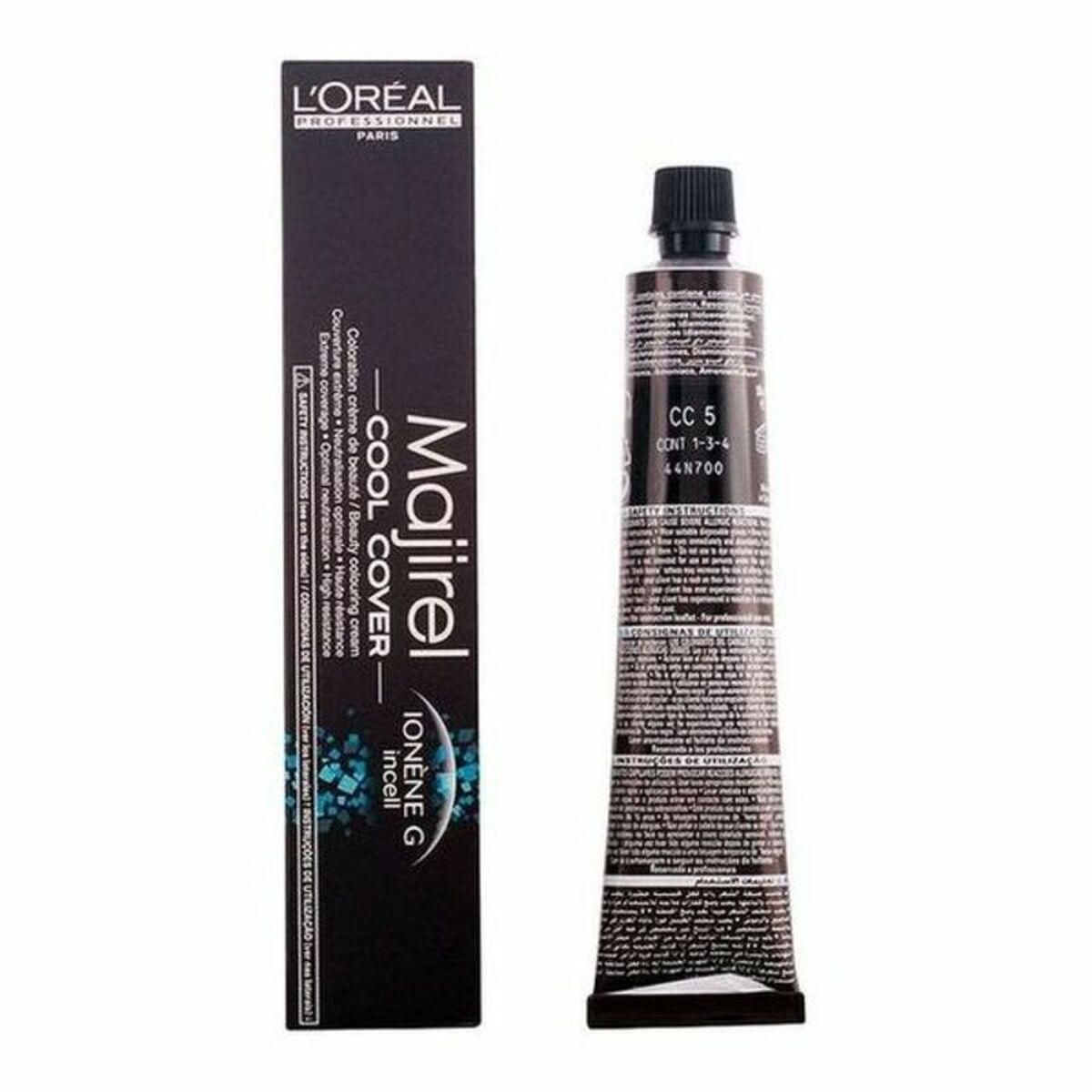 Permanent Farve Majirel Cool-Cover L'Oreal Professionnel Paris 0000017686 Châtain Clair 50 ml