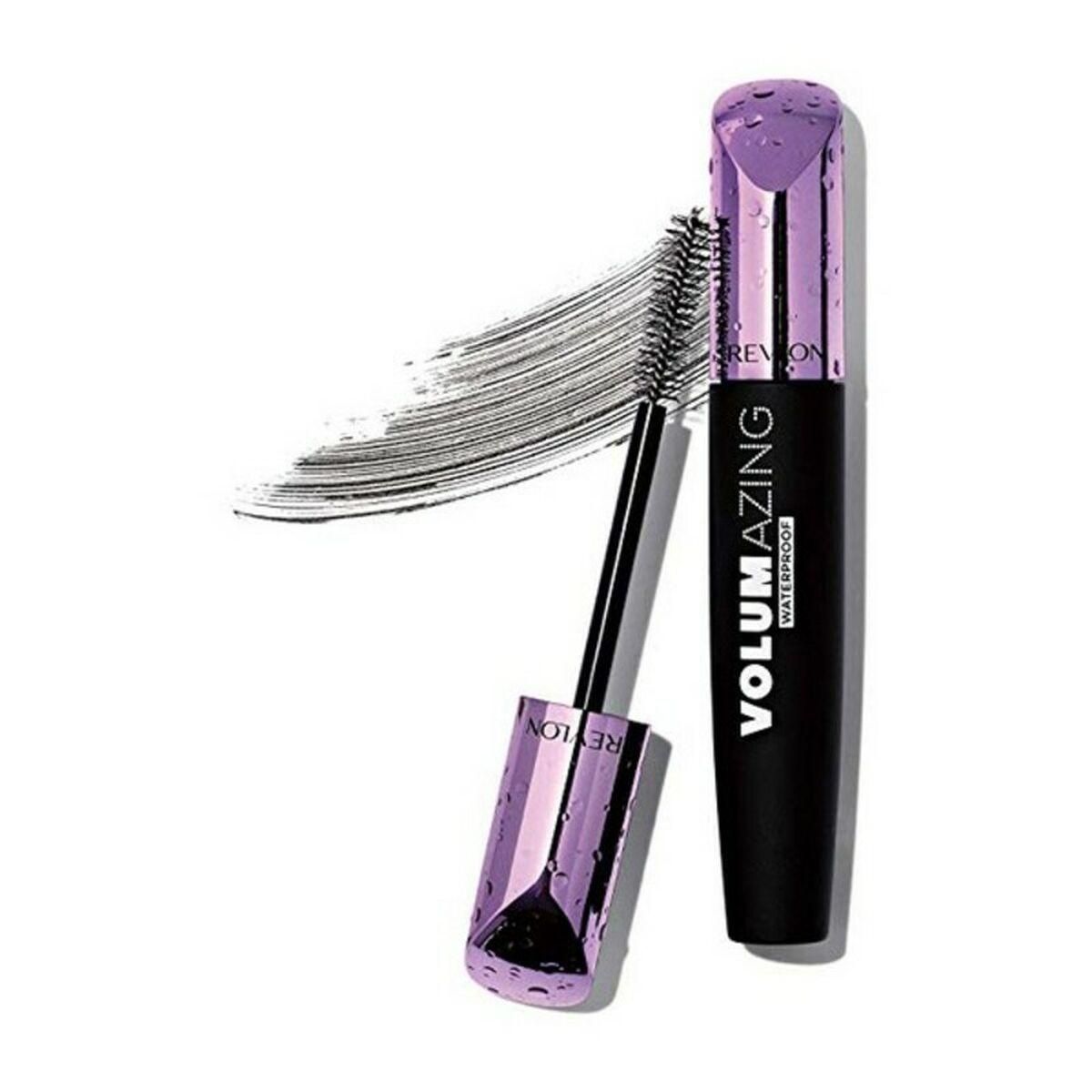 Mascara til Øjenvipper Volumazing Revlon Waterproof Sort