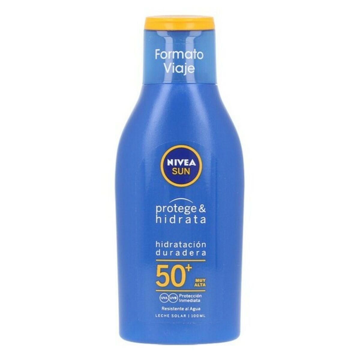 Solcreme Sun Protege & Hidrata Nivea 50 (100 ml)