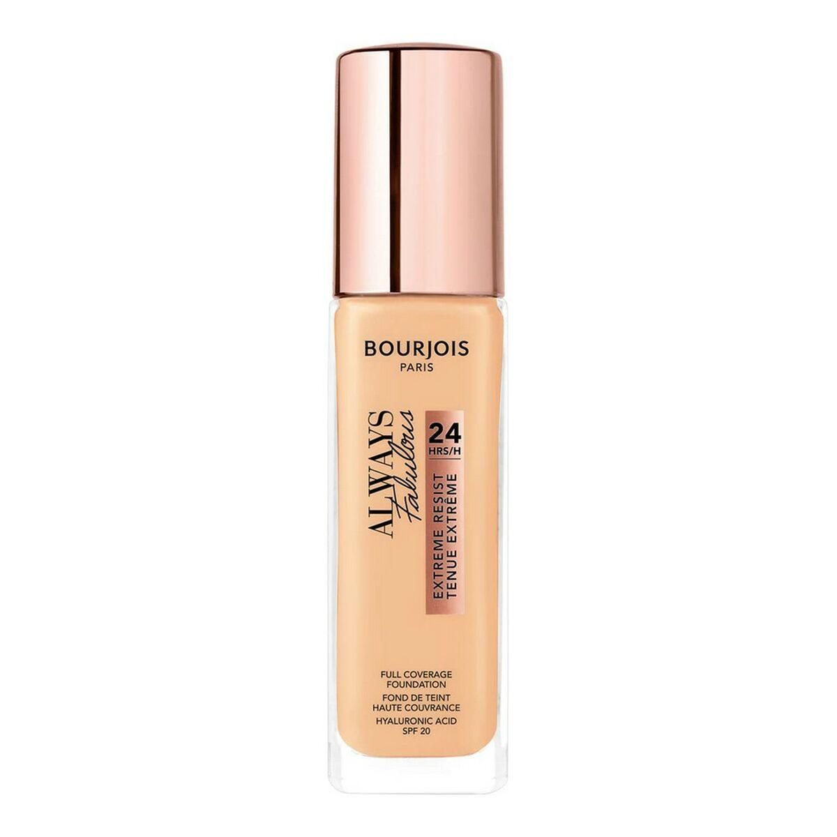 Dækcreme til Ansigtet Bourjois Always Fabulous 110-light vanilla 24 timer (30 ml)