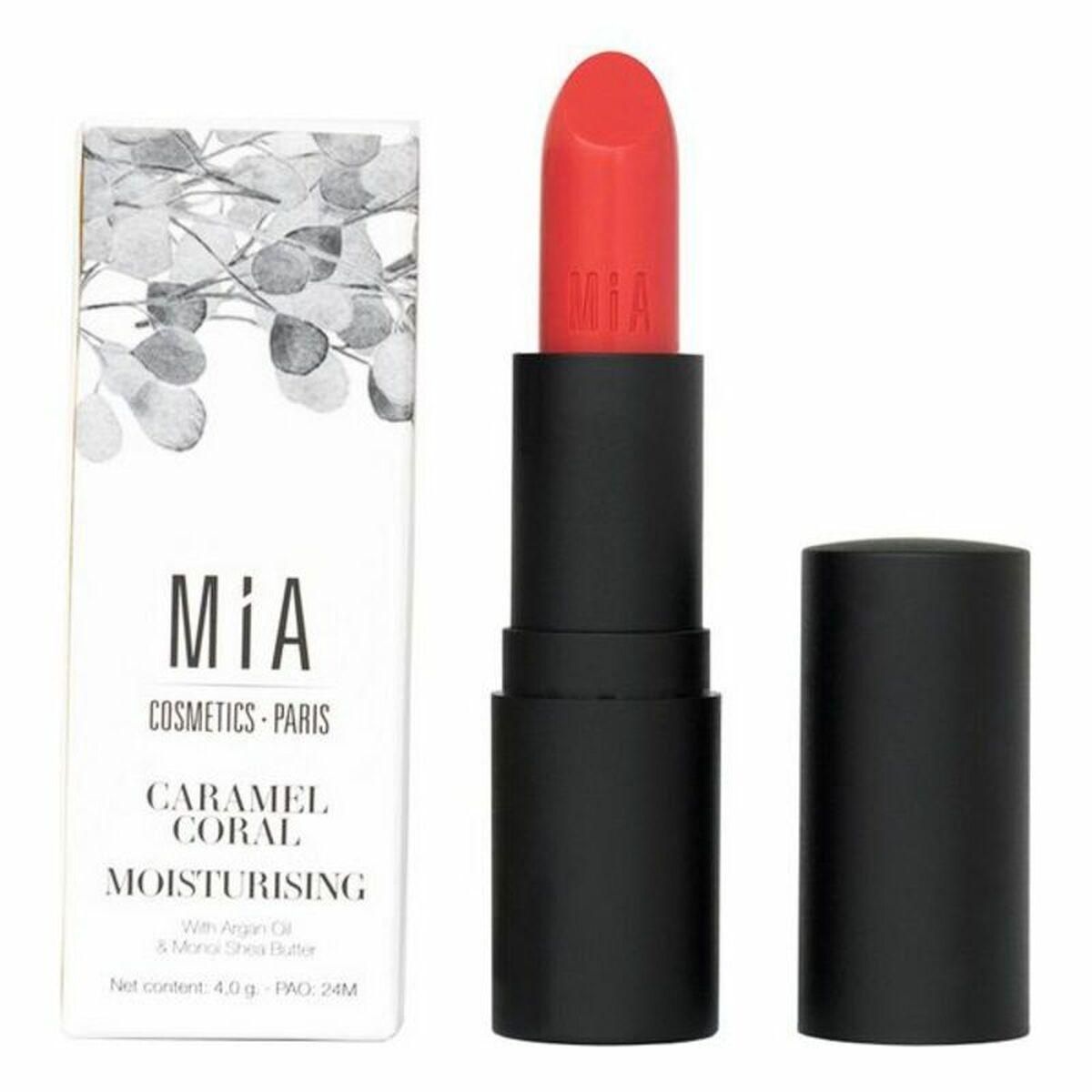 Fugtgivende Læbestift Mia Cosmetics Paris 509-Caramel Coral (4 g)