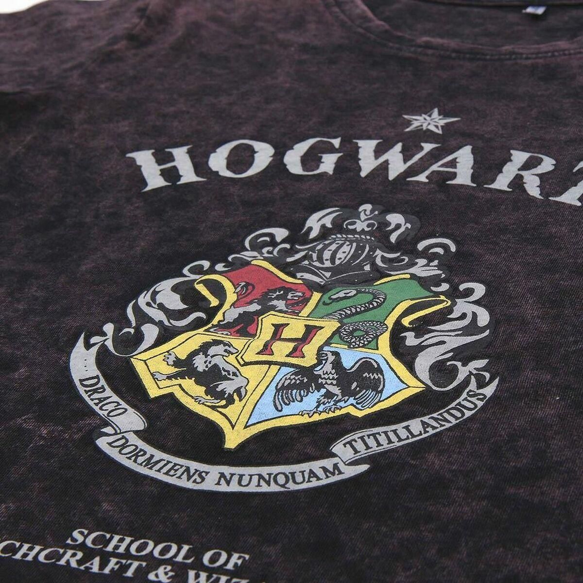 Kortærmet T-shirt til Mænd Harry Potter Grå Mørkegrå S