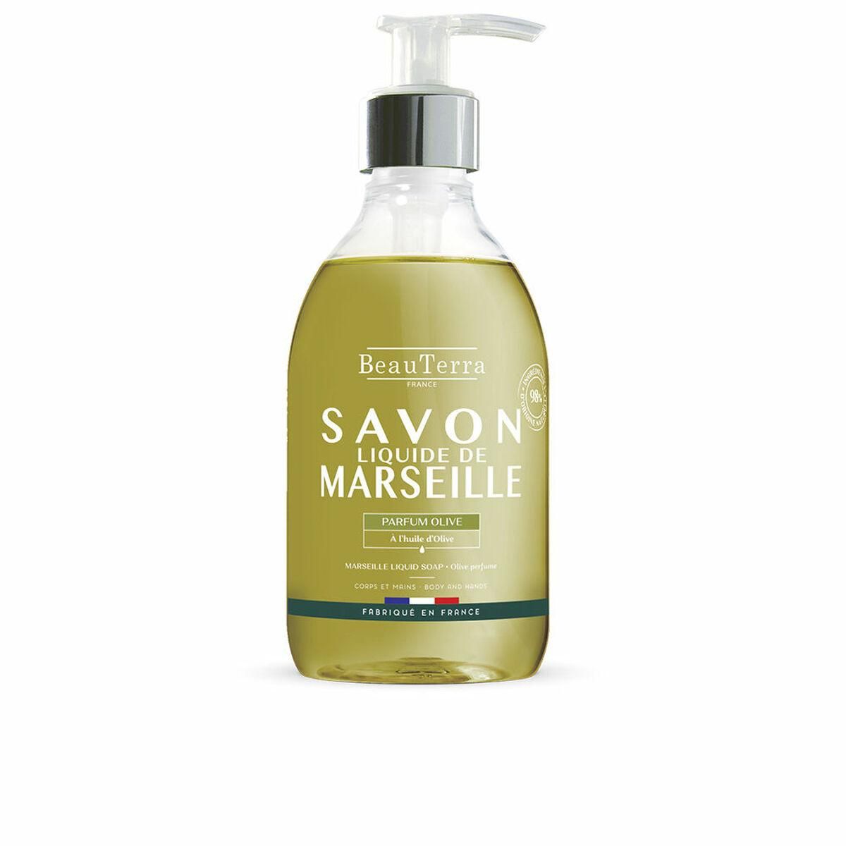 Flydende sæbe Beauterra Savon de Marseille Oliven 300 ml