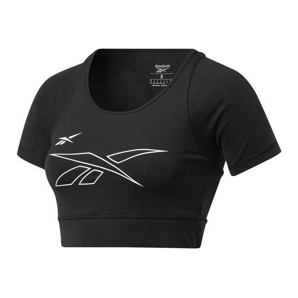 Kortærmet T-shirt til Kvinder Reebok Training MYT Sort XS