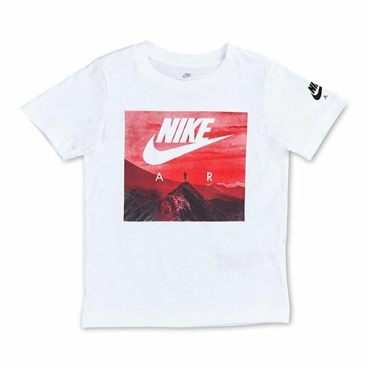 Børne Kortærmet T-shirt Nike Air View Hvid 3 år