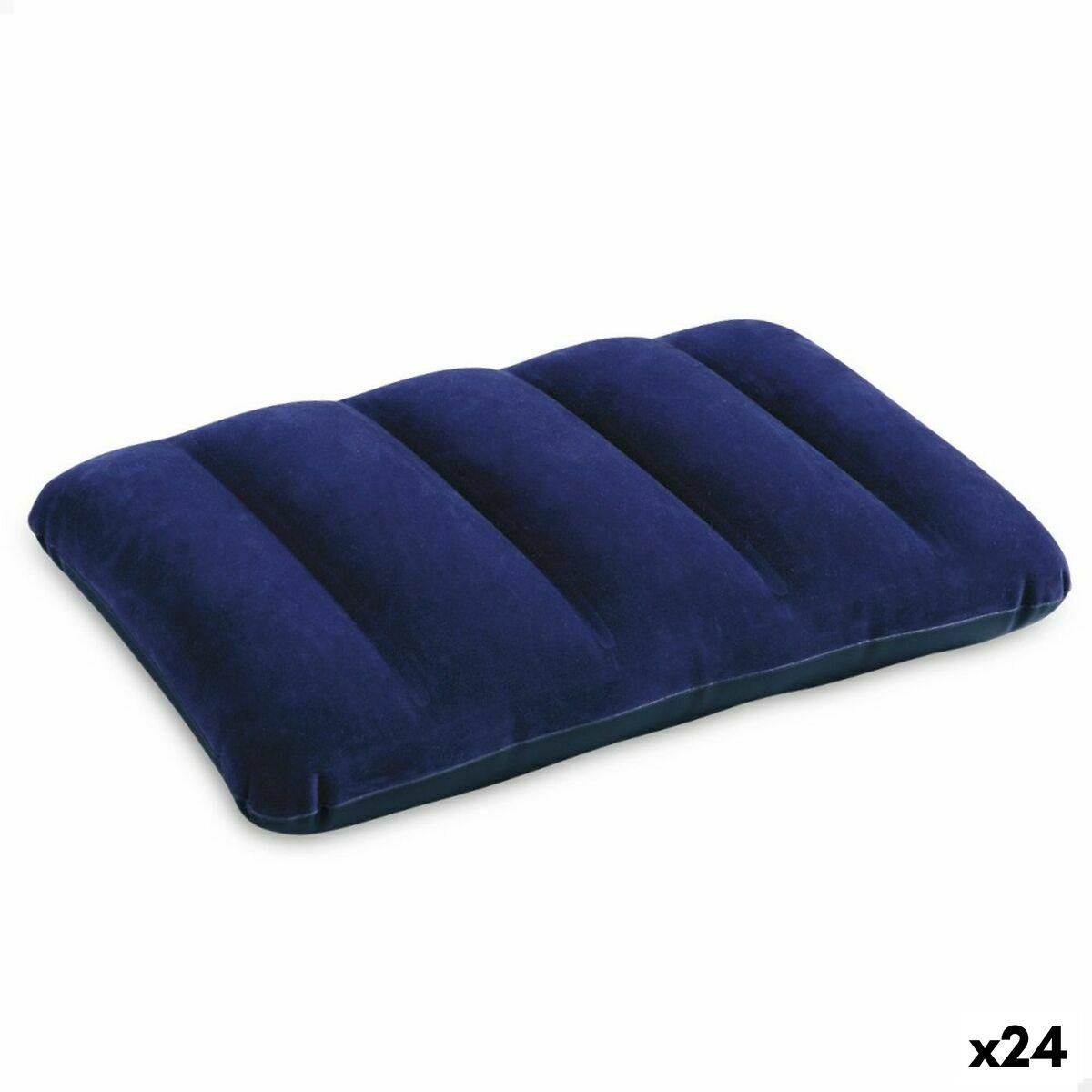 Puden Intex Downy Pillow Oppustelig Blå 43 x 9 x 28 cm (24 enheder)