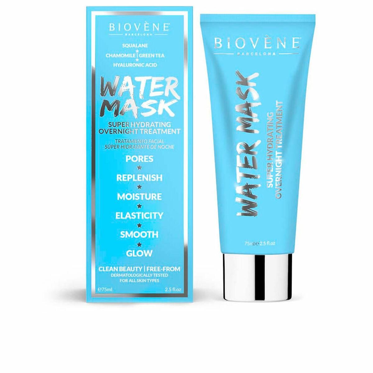 Ansigtscreme Biovène Water Super Hydrating Overnight 75 ml