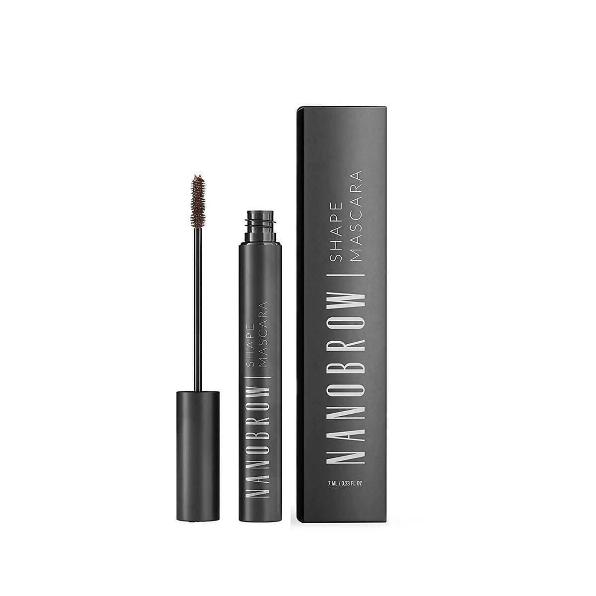 Mascara til Øjenvipper Nanobrow Shape Mascara Brun 7 ml