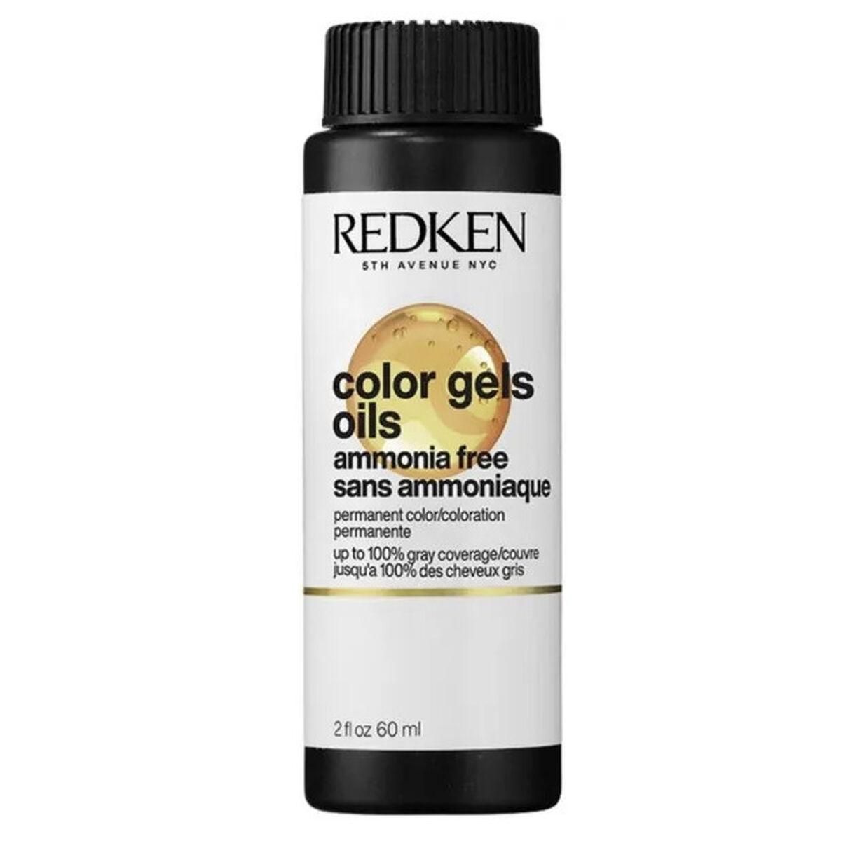 Permanent Farve Redken Color Gel Oils Ab 3 x 60 ml Nº 04AB - 4.1 (3 enheder)