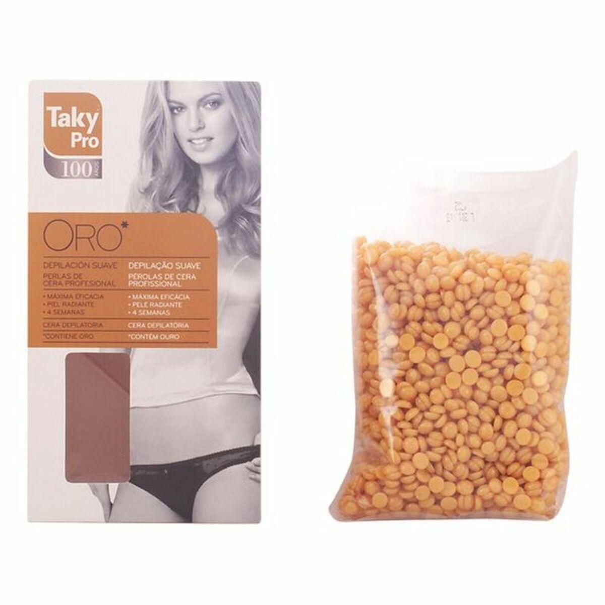 Pérolas de Cera Depilatória Pro Oro Taky (200 g)