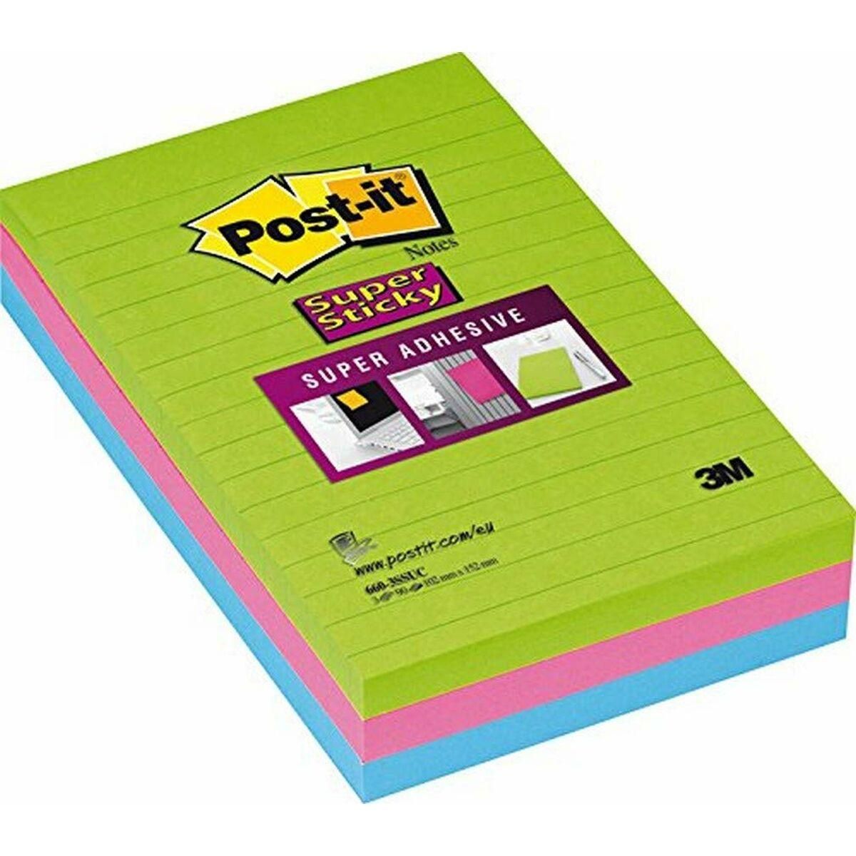 Klæbende huskesedler Post-it Multifarvet 15,2 x 10,2 cm