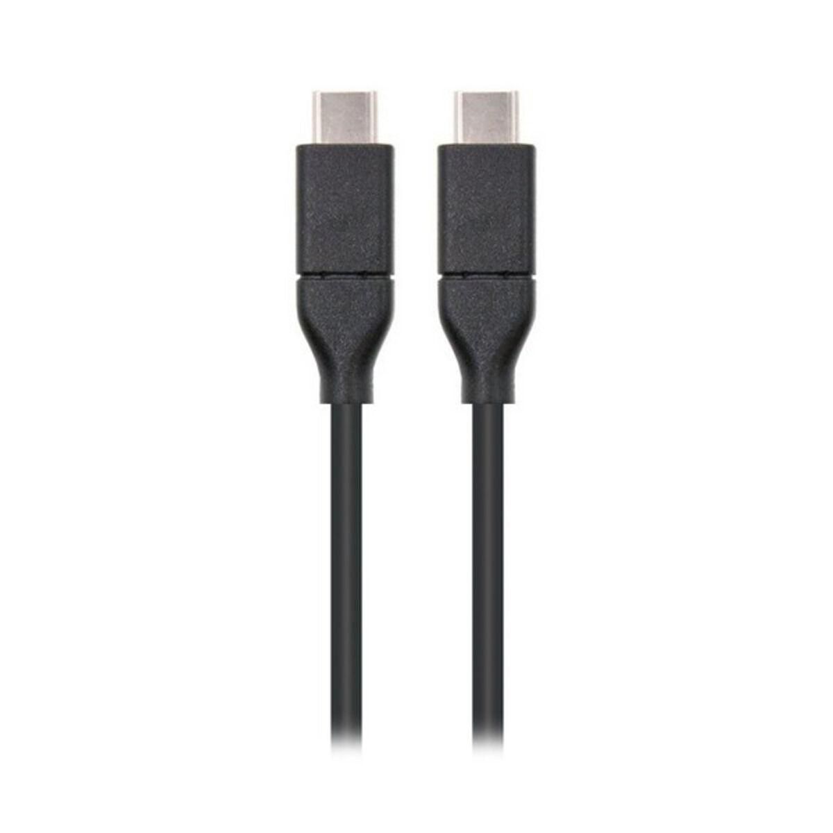 USB-C 3.1 kabel NANOCABLE 10.01.4101 Sort (1 m)